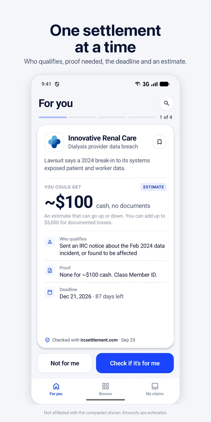 PayUp App Store screenshot