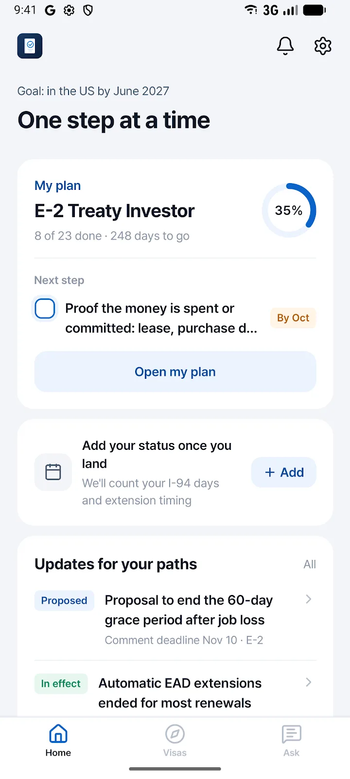 VisaPal App Store screenshot