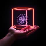 Galaxy Cube preview art from the Mote app